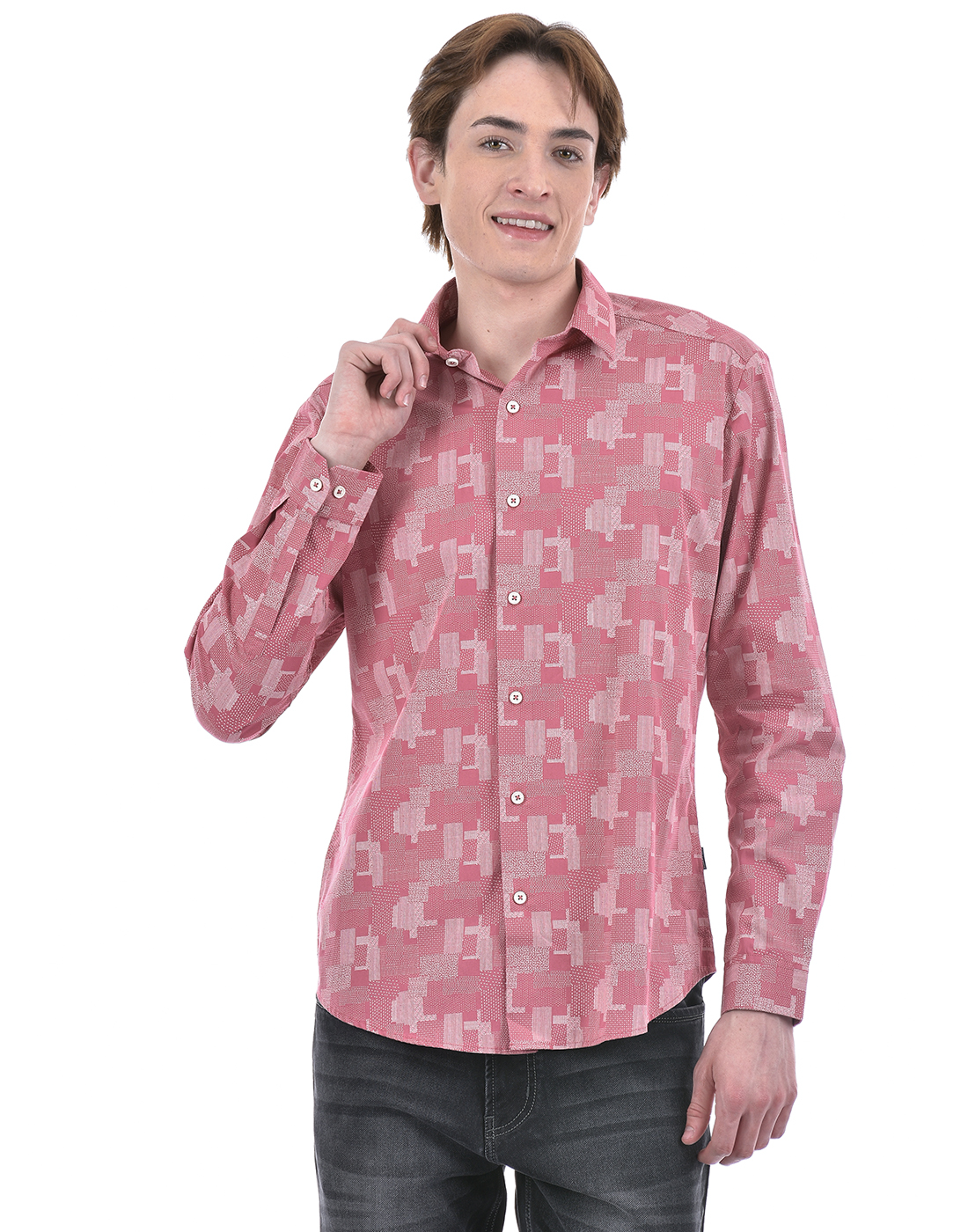 Numero Uno Men Graphic Print Red Shirt